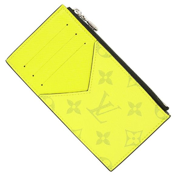 Louis Vuitton Taigarama Monogram Leather Yellow Case Mini Wallet Handbag - Picture 1 of 6